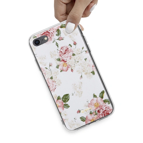 Buy Crong Flower Case Apple iPhone SE 2022/SE 2020/8/7 (pattern 02) - CRG205 - {ean13} - Home Screen Store Europe