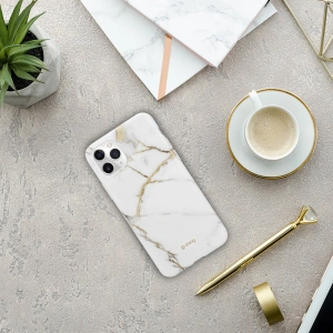 Kup Etui Crong Marble Case Apple iPhone 11 Pro (biały) - CRG210 - {ean13} - Sklep Home Screen