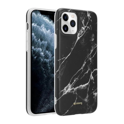 Kup Etui Crong Marble Case Apple iPhone 11 Pro (czarny) - CRG211 - {ean13} - Sklep Home Screen