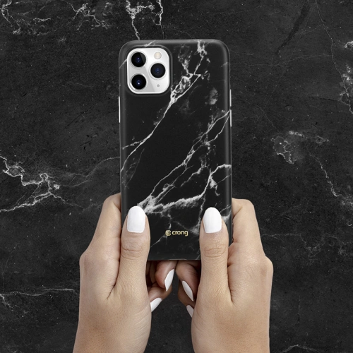 Kup Etui Crong Marble Case Apple iPhone 11 Pro (czarny) - CRG211 - {ean13} - Sklep Home Screen