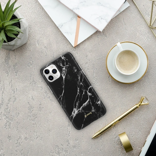 Kup Etui Crong Marble Case Apple iPhone 11 Pro (czarny) - CRG211 - {ean13} - Sklep Home Screen