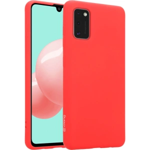 Etui Crong Color Cover Samsung Galaxy A41 (červený)