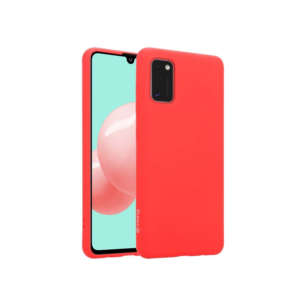 Etui Crong Color Cover Samsung Galaxy A41 (czerwony)