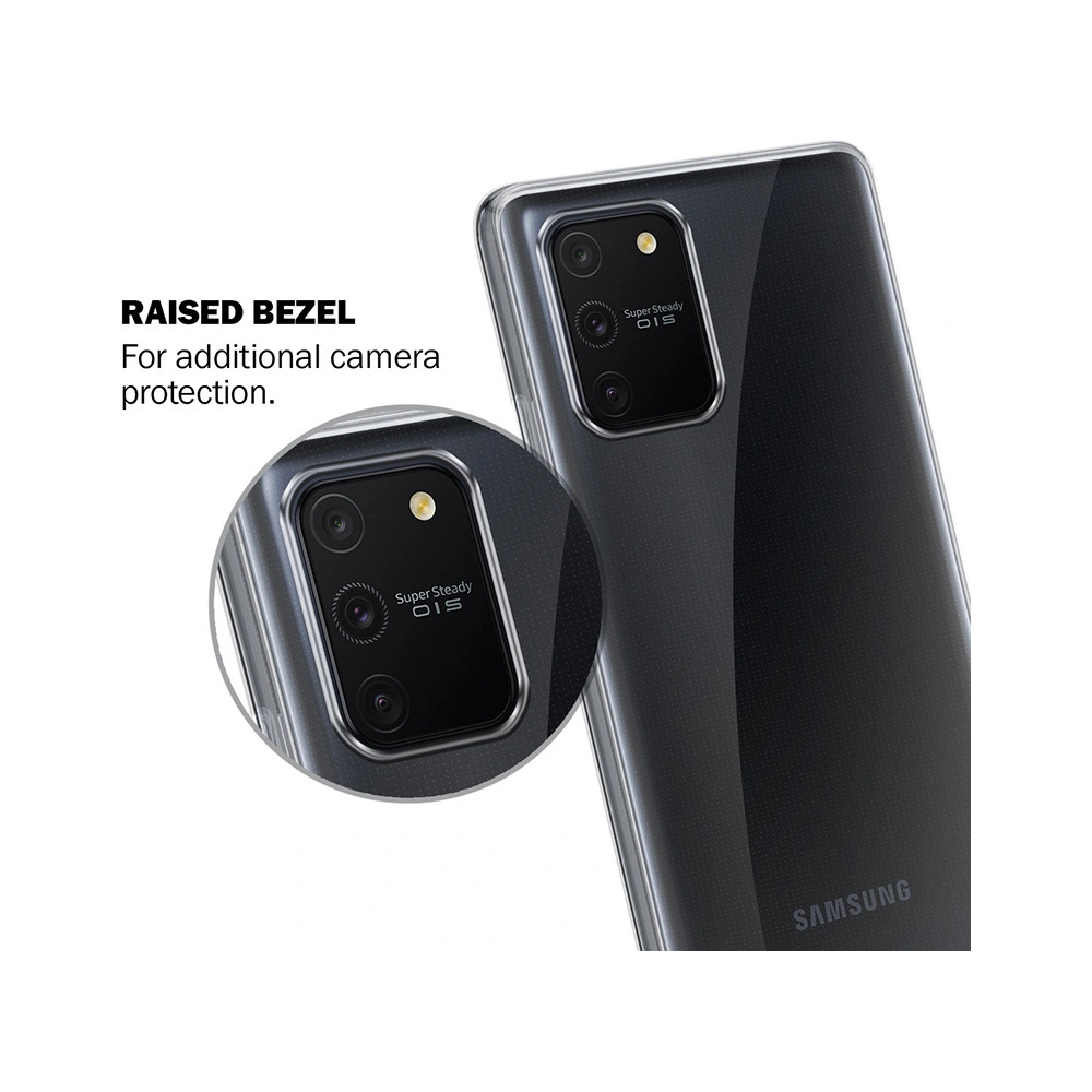 Etui Crong Crystal Slim Cover Samsung Galaxy S10 Lite (przezroczysty)