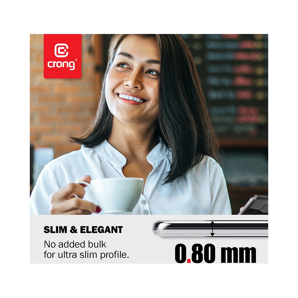 Etui Crong Crystal Slim Cover Samsung Galaxy S10 Lite (przezroczysty)