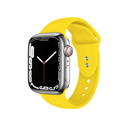 Kup Pasek Crong Liquid Apple Watch 4/5/6/7/SE/8/9/Ultra 44/45/49mm (sárga) - CRG232 - {ean13} - Sklep Home Screen
