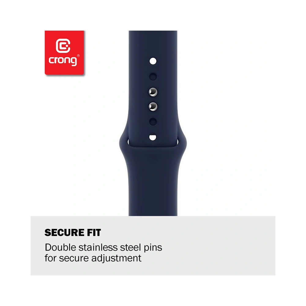 Pasek Crong Liquid Apple Watch 4/5/6/7/SE/8/9/Ultra 44/45/49mm (miętowy)