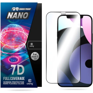 Kup Szkło hybrydowe Crong 7D Nano Flexible Glass Apple iPhone 12 mini - CRG238 - {ean13} - Sklep Home Screen
