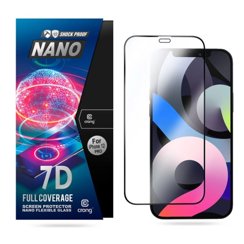 Kup Hybriertes Glas Crong 7D Nano Flexibles Glas für Apple iPhone 12/12 Pro - CRG239 - {ean13} - Sklep Home Screen