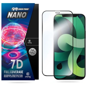 Hybridglas Crong 7D Nano Flexibles Glas für Apple iPhone 12 Pro Max