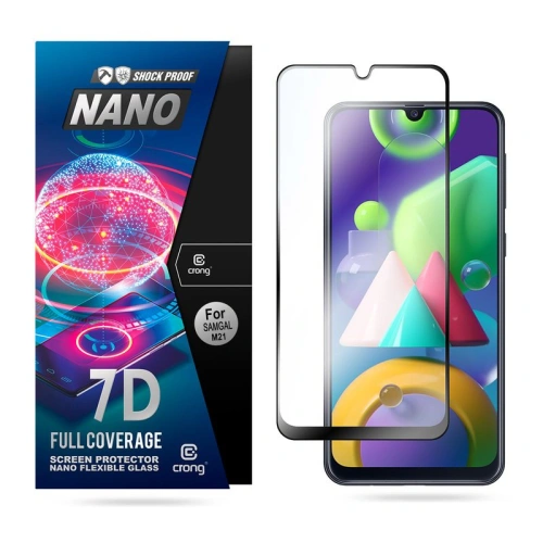 Kup Hybriertes Glas Crong 7D Nano Flexibles Glas Samsung Galaxy M21 - CRG242 - {ean13} - Sklep Home Screen
