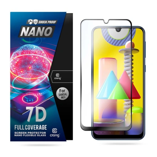 Kup Hibrid üveg Crong 7D Nano Flexibilis Üveg Samsung Galaxy M31 - CRG244 - {ean13} - Sklep Home Screen