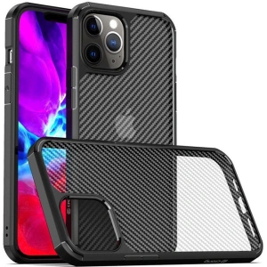 Kup Etui Crong Hybrid Carbon Apple iPhone 12 Pro Max (czarny) - CRG252 - {ean13} - Sklep Home Screen