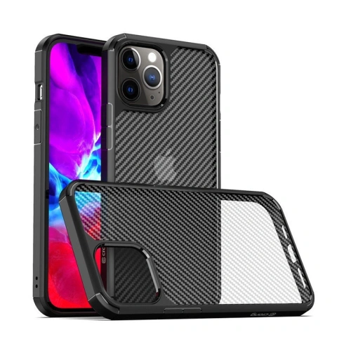 Buy Crong Hybrid Carbon Apple iPhone 12 Pro Max (black) - CRG252 - {ean13} - Home Screen Store Europe