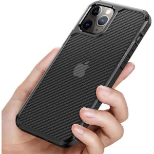 Kup Etui Crong Hybrid Carbon Apple iPhone 12 Pro Max (czarny) - CRG252 - {ean13} - Sklep Home Screen