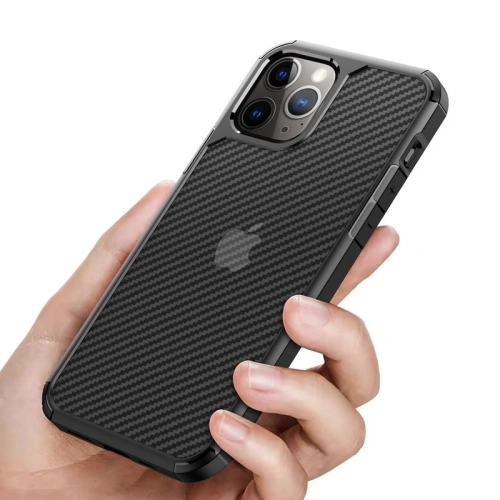 Buy Crong Hybrid Carbon Apple iPhone 12 Pro Max (black) - CRG252 - {ean13} - Home Screen Store Europe