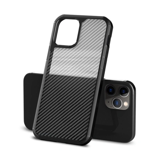 Buy Crong Hybrid Carbon Apple iPhone 12 Pro Max (black) - CRG252 - {ean13} - Home Screen Store Europe