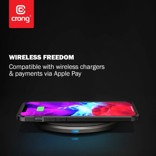 Buy Crong Hybrid Carbon Apple iPhone 12 Pro Max (black) - CRG252 - {ean13} - Home Screen Store Europe