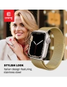 Kup Bransoleta Crong Milano Steel Apple Watch 4/5/6/7/SE/8/9/Ultra 44/45/49mm (zlatý) - CRG253 - {ean13} - Sklep Home Screen