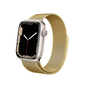 Kup Armband Crong Milano Steel Apple Watch 4/5/6/7/SE/8/9/Ultra 44/45/49mm (gold) - CRG253 - {ean13} - Sklep Home Screen