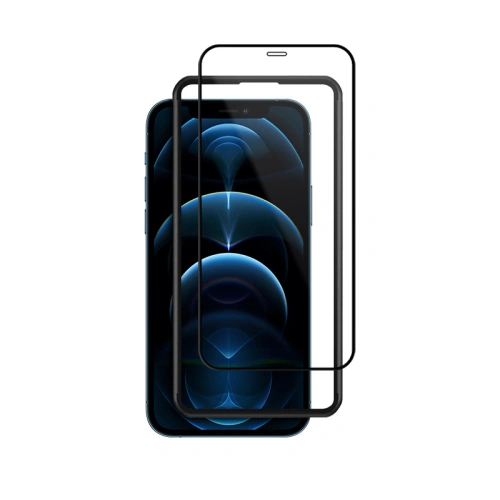 Kup Gehärtetes Glas Crong Anti-Bakteriell 3D Rüstungs-Glas für Apple iPhone 12/12 Pro + Installationsrahmen - CRG264 - {ean13} - Sklep Home Screen