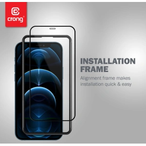 Buy Crong Anti-Bacterial 3D Armour Glass Apple iPhone 12 Pro Max + installation frame - CRG265 - {ean13} - Home Screen Store Europe