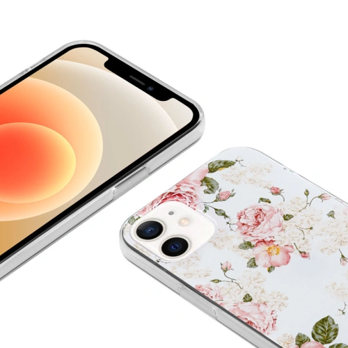 Buy Crong Flower Case Apple iPhone 12 mini (pattern 02) - CRG270 - {ean13} - Home Screen Store Europe