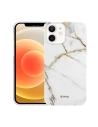 Etui Crong Marble Case Apple iPhone 12 mini (bílý)