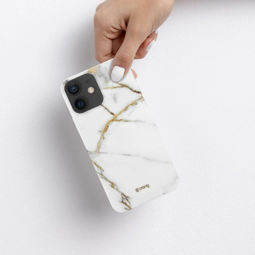 Kup Etui Crong Marble Case Apple iPhone 12 mini (bílý) - CRG275 - {ean13} - Sklep Home Screen