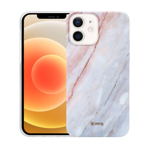 Kup Case Crong Marble Case Apple iPhone 12 mini (rosa) - CRG276 - {ean13} - Sklep Home Screen
