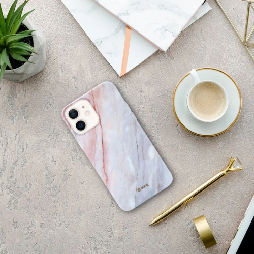 Kup Case Crong Marble Case Apple iPhone 12 mini (rosa) - CRG276 - {ean13} - Sklep Home Screen
