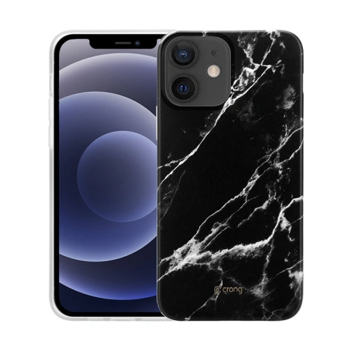 Kup Case Crong Marble Case Apple iPhone 12 mini (schwarz) - CRG277 - {ean13} - Sklep Home Screen