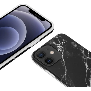 Kup Case Crong Marble Case Apple iPhone 12 mini (schwarz) - CRG277 - {ean13} - Sklep Home Screen