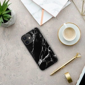 Kup Case Crong Marble Case Apple iPhone 12 mini (schwarz) - CRG277 - {ean13} - Sklep Home Screen