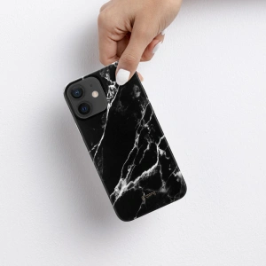 Kup Case Crong Marble Case Apple iPhone 12 mini (schwarz) - CRG277 - {ean13} - Sklep Home Screen