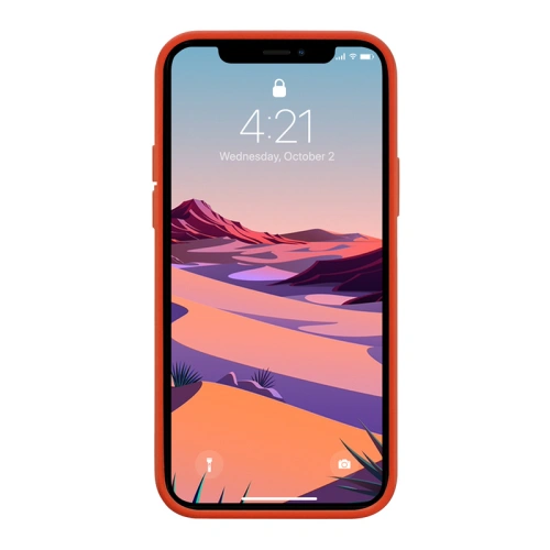 Kup Etui Crong színű borító Apple iPhone 12 mini (piros) - CRG278 - {ean13} - Sklep Home Screen