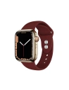 Belt Crong Liquid Apple Watch 4/5/6/7/SE/8/9/10 40/41/42mm (burgundy)
