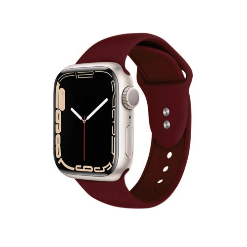 Buy Belt Crong Liquid Apple Watch 4/5/6/7/SE/8/9/Ultra 44/45/49mm (burgundy) - CRG289 - {ean13} - Home Screen Store Europe