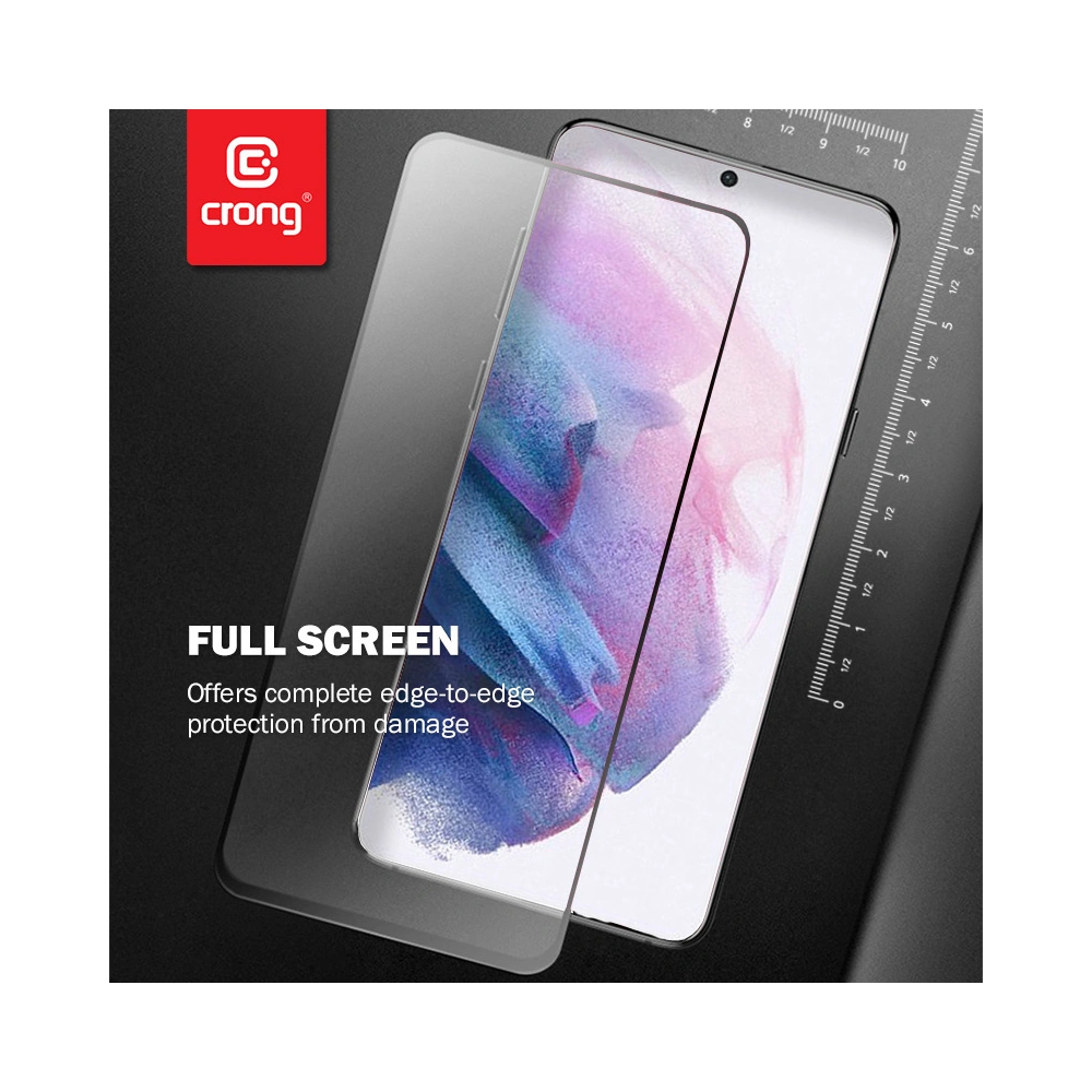 Szkło hybrydowe Crong 7D Nano Flexible Glass Samsung Galaxy S21+ Plus