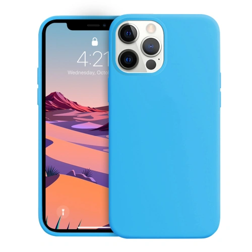 Kup Etui Crong Color Cover Apple iPhone 12 Pro Max (albastru) EDIȚIE LIMITATĂ - CRG301 - {ean13} - Sklep Home Screen