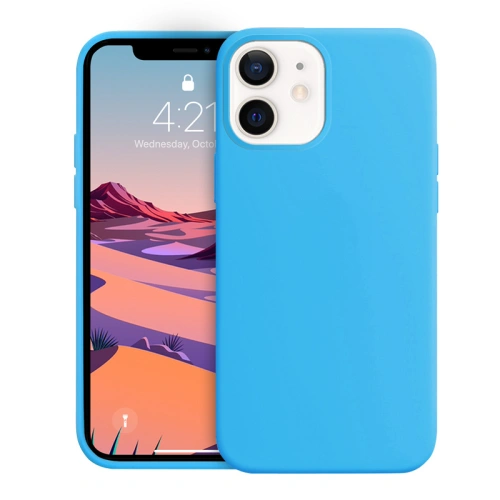 Etui Crong Color Cover Apple iPhone 12 mini (albastru) EDIȚIE LIMITATĂ