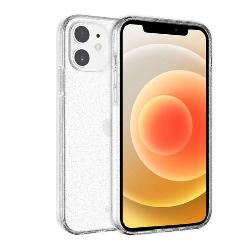 Buy Crong Glitter Case Apple iPhone 12 mini (clear/silver) - CRG303 - {ean13} - Home Screen Store Europe