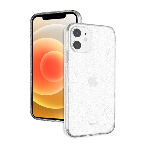 Buy Crong Glitter Case Apple iPhone 12 mini (clear/silver) - CRG303 - {ean13} - Home Screen Store Europe