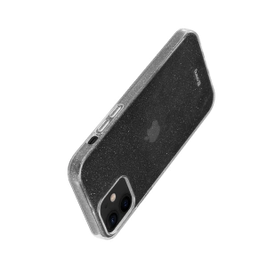 Buy Crong Glitter Case Apple iPhone 12 mini (clear/silver) - CRG303 - {ean13} - Home Screen Store Europe