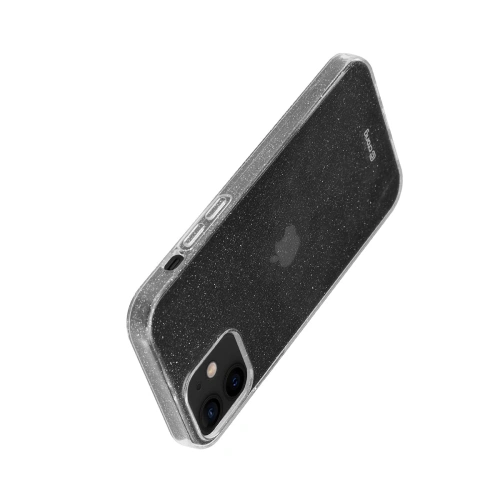 Kup Case Crong Glitter Case Apple iPhone 12 mini (transparent/silber) - CRG303 - {ean13} - Sklep Home Screen