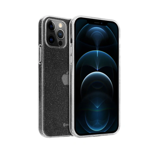 Kup Etui Crong Glitter Case Apple iPhone 12 Pro Max (transparent/argintiu) - CRG305 - {ean13} - Sklep Home Screen