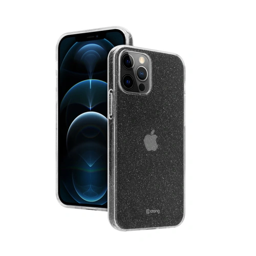 Buy Crong Glitter Case Apple iPhone 12 Pro Max (clear/silver) - CRG305 - {ean13} - Home Screen Store Europe