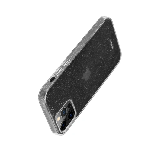 Kup Etui Crong Glitter Case Apple iPhone 12 Pro Max (transparent/argintiu) - CRG305 - {ean13} - Sklep Home Screen