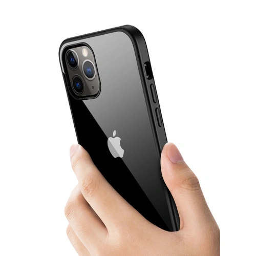 Kup Case Crong Clear Cover Apple iPhone 12 Pro Max (schwarz) - CRG306 - {ean13} - Sklep Home Screen