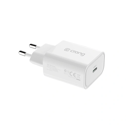 Kup Ładowarka sieciowa Crong USB-C Travel Charger USB-C Power Delivery 20W (biały) - CRG311 - {ean13} - Sklep Home Screen